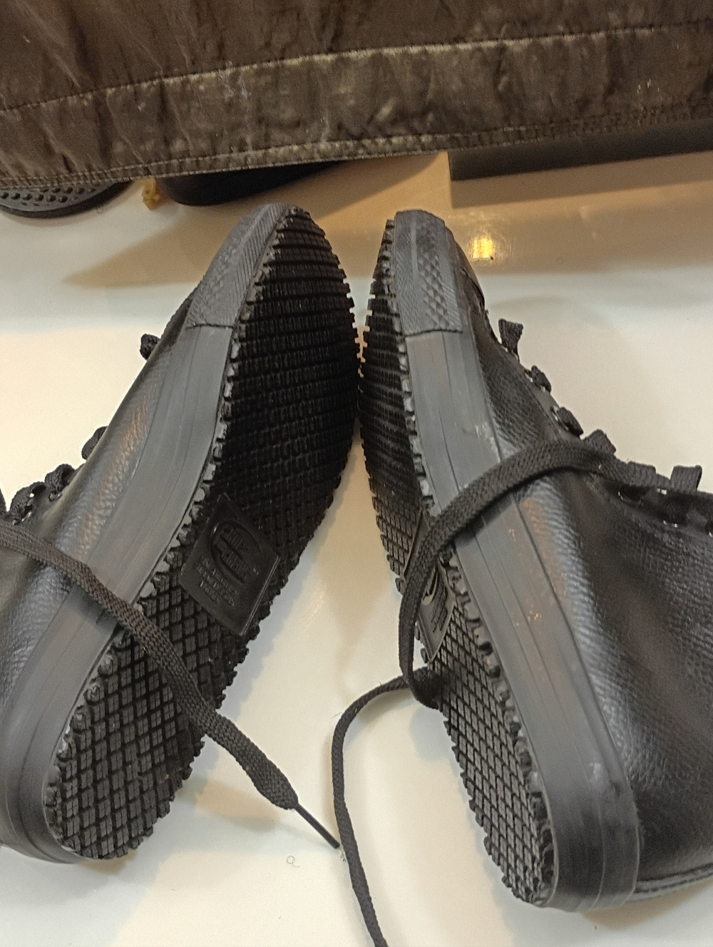 Converse Black Leather SPC High Top Men's Sz 7.5  Women's 9 - Picture 8 of 12